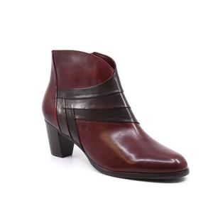 NEW REGARDE LE CIEL women sonia glove leather boot in sangria